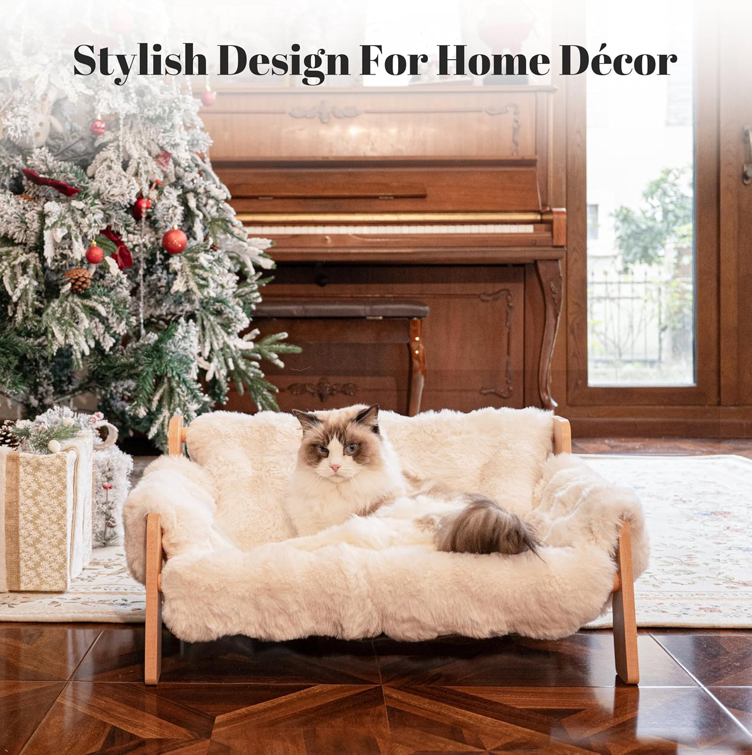 Cat Beds That Look Like They Belong in Your Home: Washable Covers, Real Wood Legs, and Honest Comfort