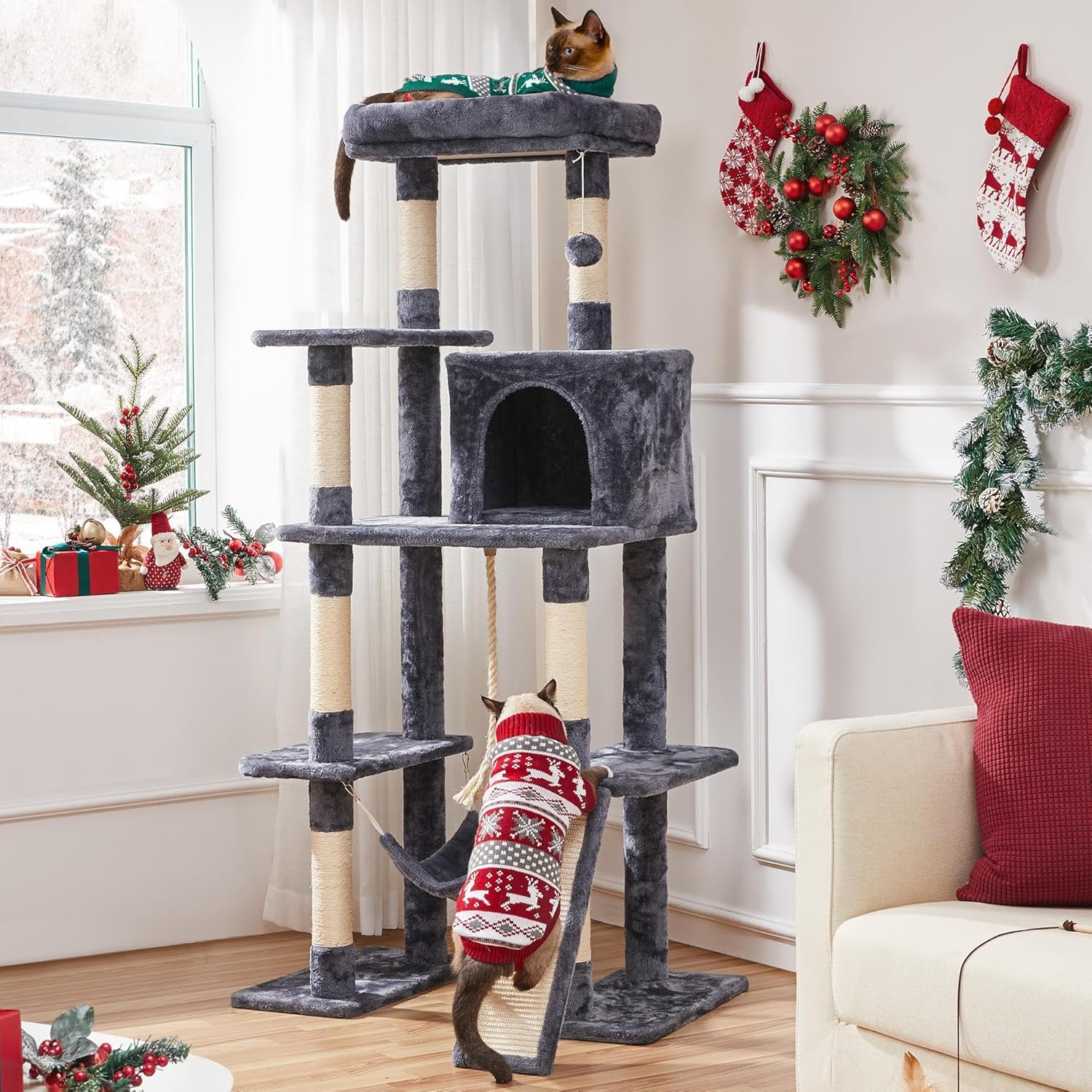 Tall Cat Trees for Large Cats: Stability, Weight Ratings, and What 'Heavy Duty' Actually Means